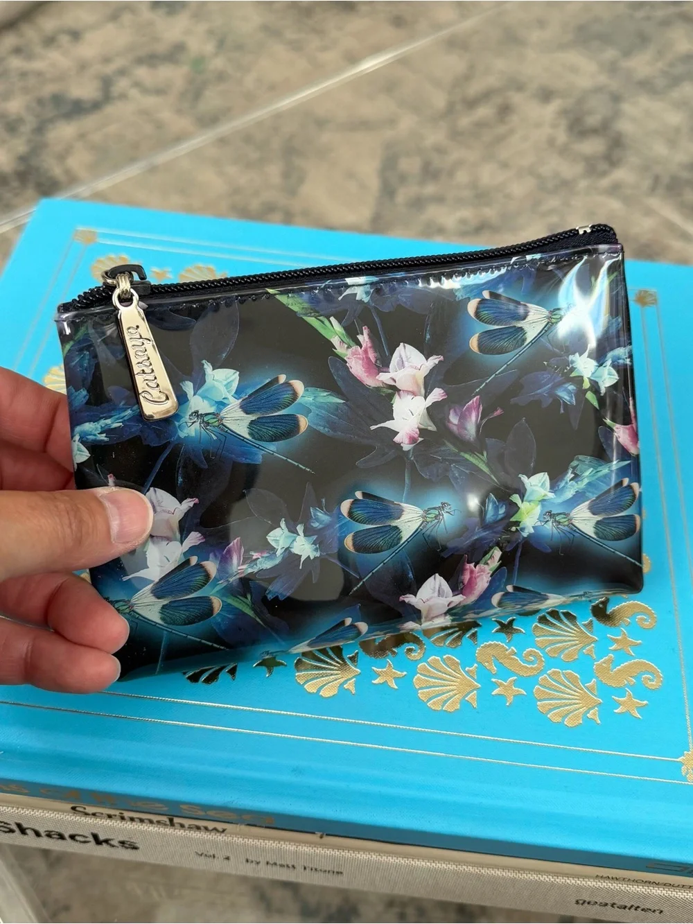 Catseye London Dragonfly Pouch / Beauty Bag